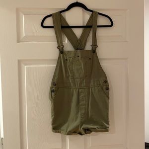 Army green overalls